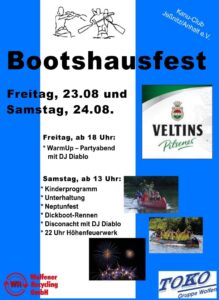 Bootshausfest am 23.08. und 24.08.2024 - Sei dabei!