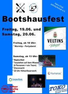 Bootshausfest am 19.06. und 20.06. - Sei dabei!