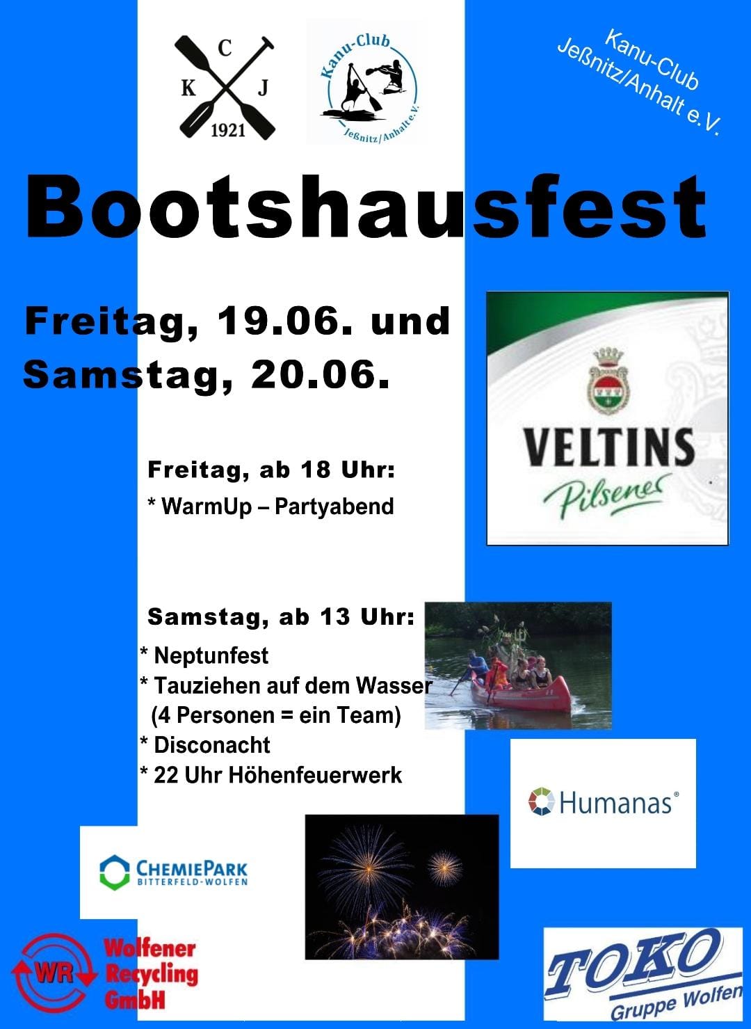 Du betrachtest gerade Bootshausfest am 19.06. und 20.06. – Sei dabei!